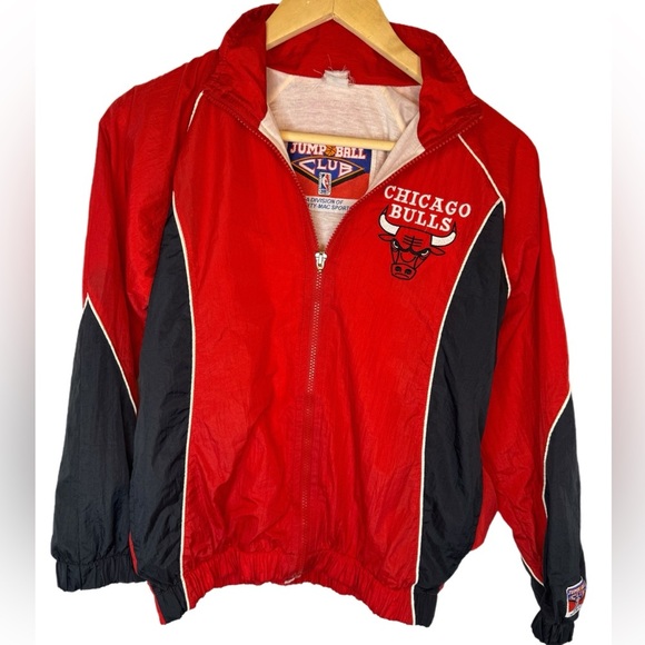 Other - Chicago Bulls Jacket Windbreaker (Jump Ball NBA) Zip Up Youth Size medium